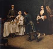 Pietro Longhi The visit in the lord Sweden oil painting artist